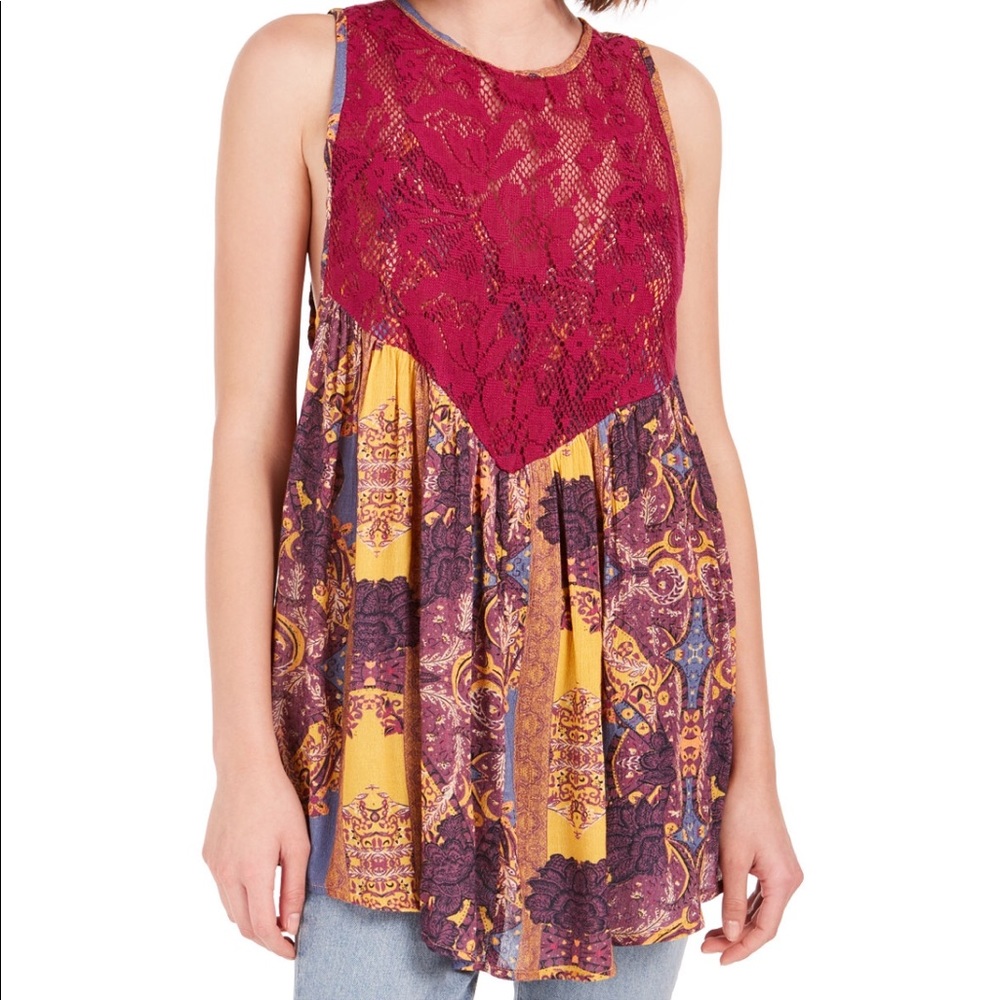 Free People Trapeze Top Size Medium NWT